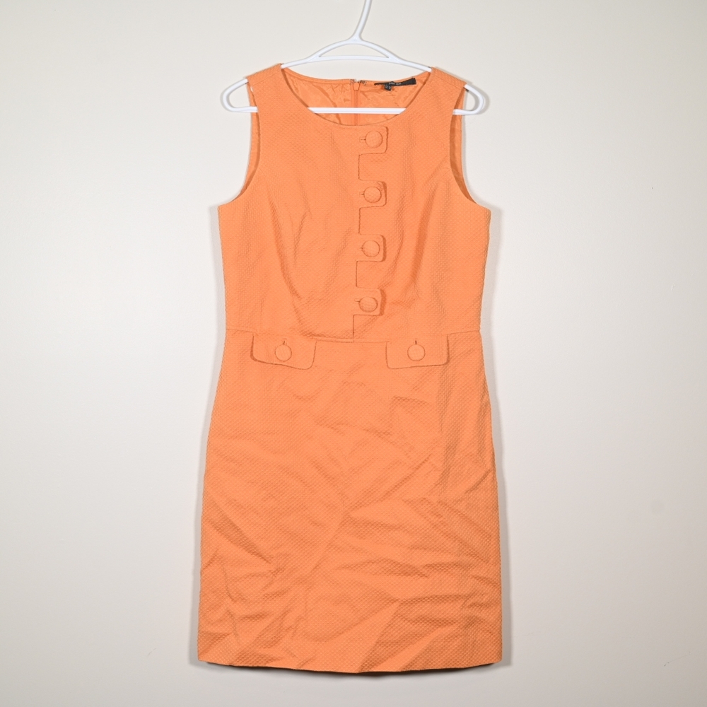 Per Se Vintage Dress US 10 Orange